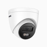 C1200 - Caméra de Surveillance extérieure PoE 4K 12MP, vision nocturne couleur et IR, détection humaine et véhiculaire, H.265+, microphone intégré, stockage local maximal de 512 Go, IP67